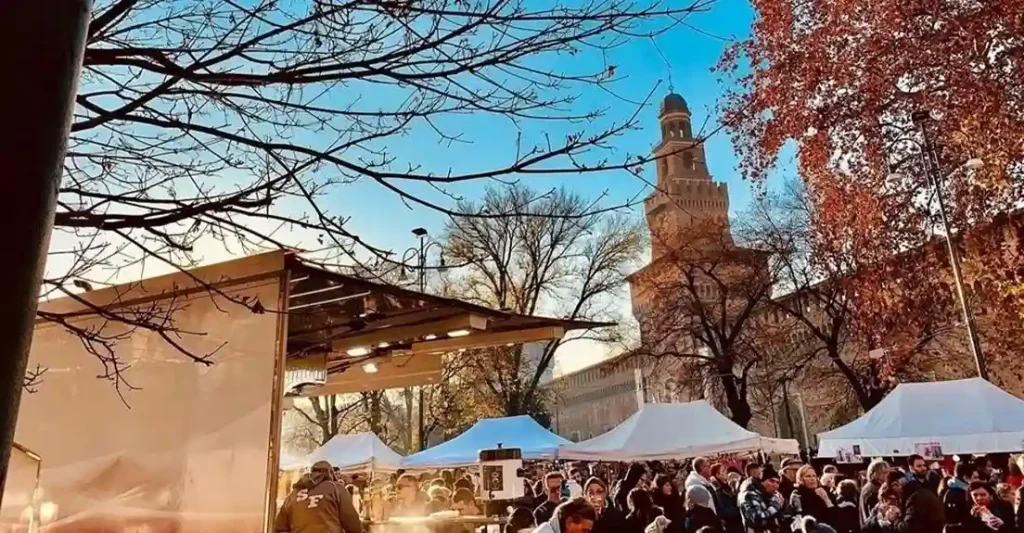 mercados navidad milan