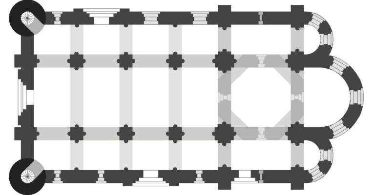 planta basilical de san martin de fromista